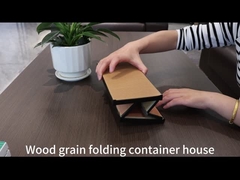 Πτυσσόμενο μορφωματικό προκατασκευασμένο σπίτι εμπορευματοκιβωτίων γραφείων Prefab