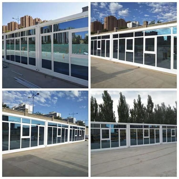 Prefab εκτάσιμο διπλώνοντας σπίτι εμπορευματοκιβωτίων πυρήνων γυαλιού για τη σύγχρονη ναυτιλία διαβίωσης