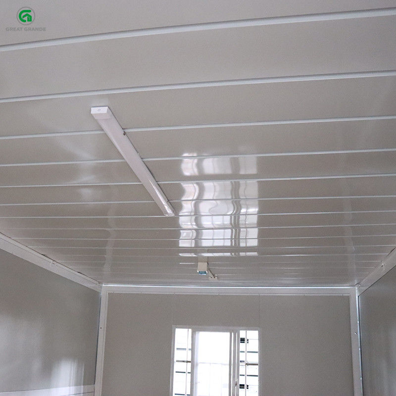 Prefab διπλώνοντας σπίτι εμπορευματοκιβωτίων για το προσωρινό γραφείο και στέγαση στο εργοτάξιο οικοδομής