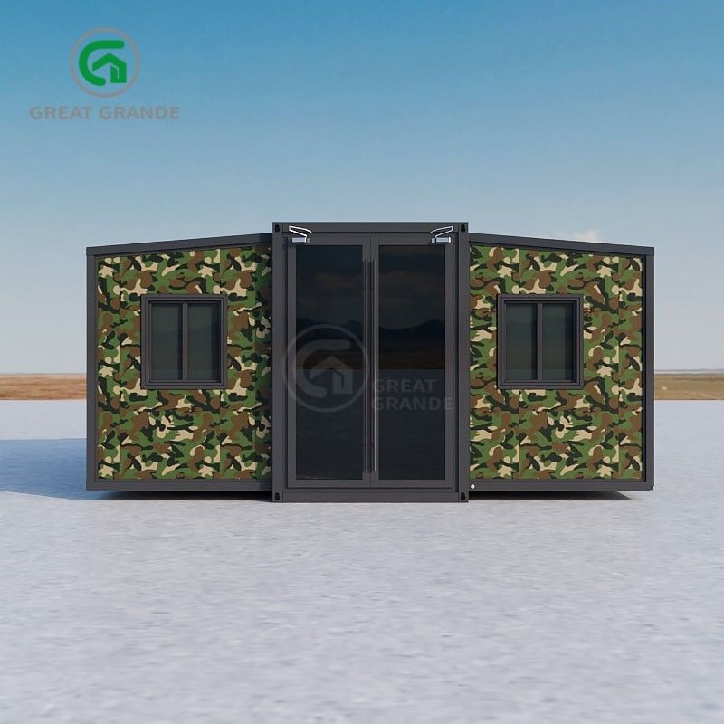 Επεκτάσιμα σπίτια 5600 mm * 6300 mm * 2250 mm Εσωτερικός χώρος Γρήγορη εγκατάσταση